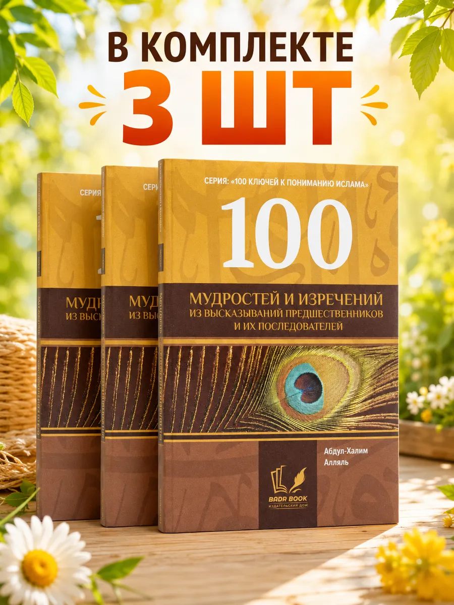 КОМПЛЕКТ 3 Книги 100 мудростей и изречений
